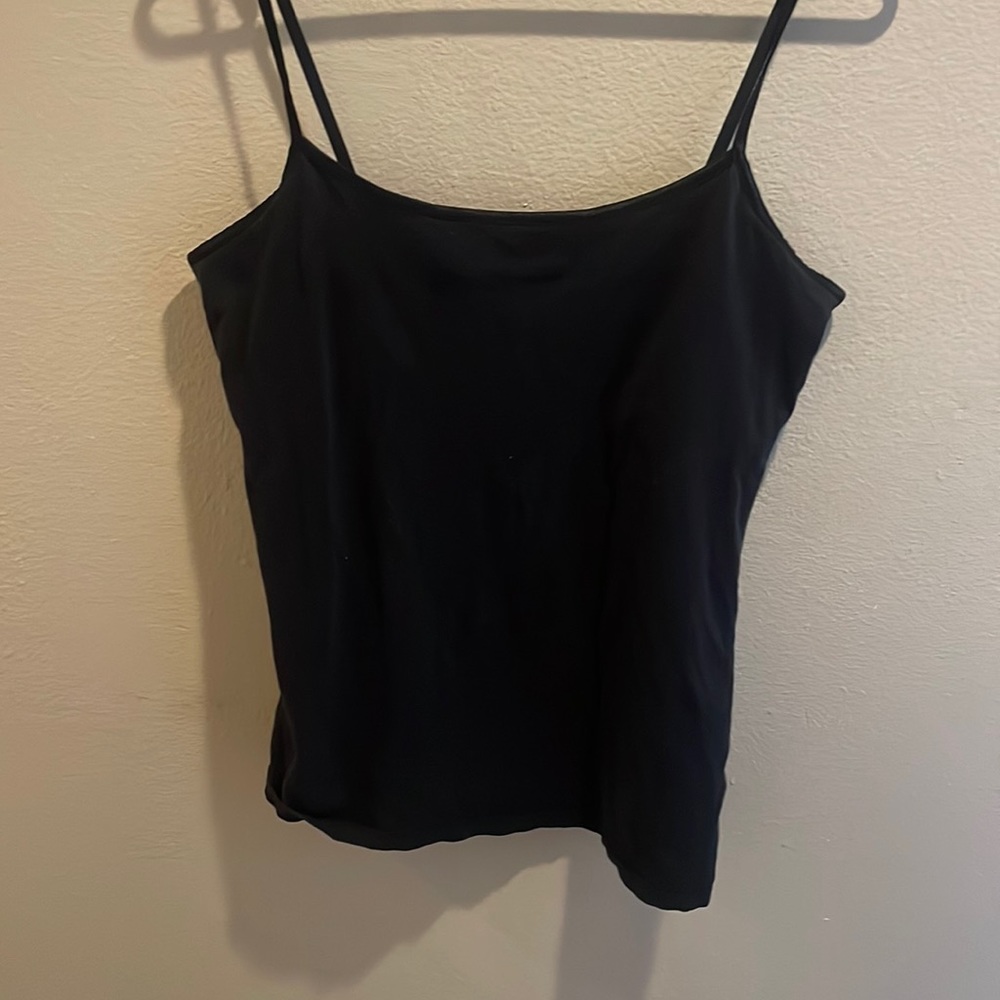 XL Black SO Perfect Cami Tank Top